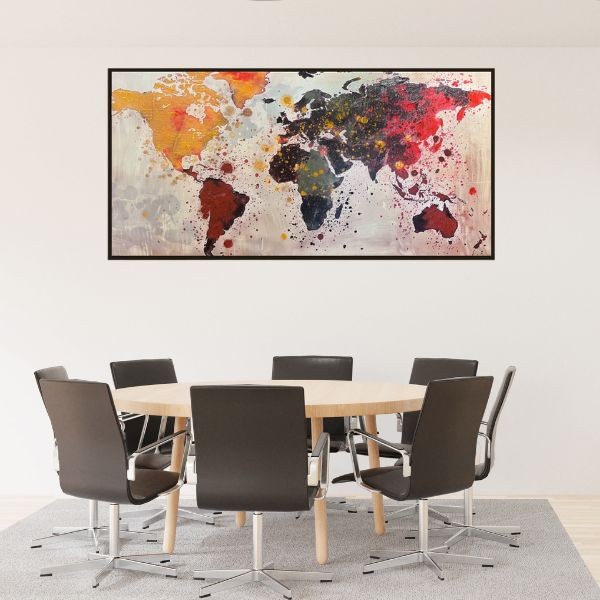 Dekoarte Paul Silver - Cuadro Moderno Para Decoración De Salones