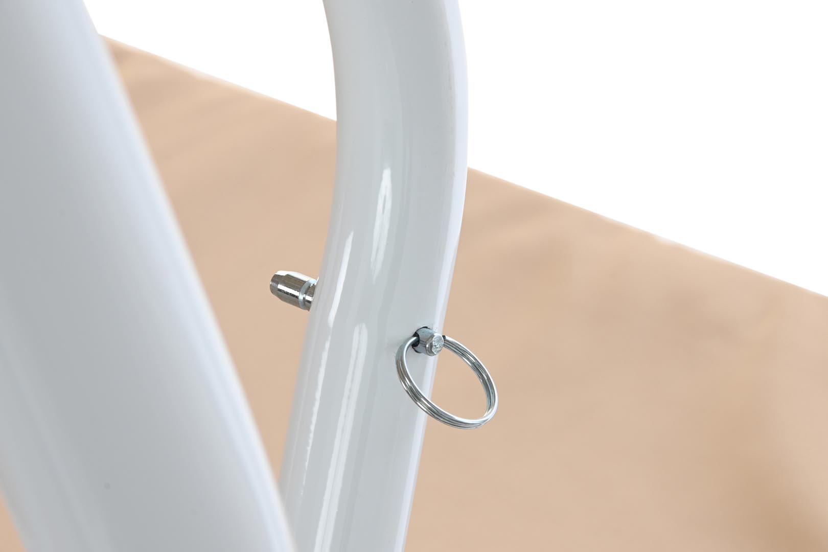 Dekodonia Banco Acero Poliester 210x120x167 Columpio Beige