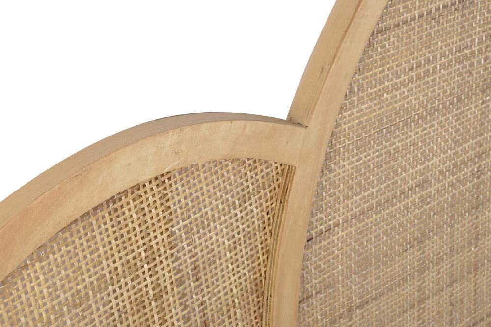 Dekodonia CABECERO CAMA PAULOWNIA RATAN 160X3X130 NATURAL