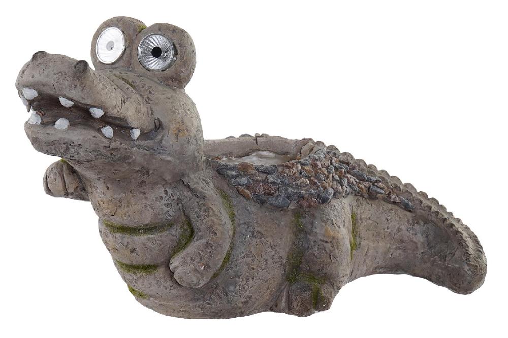 Dekodonia Decoración Luminosa LED Resina Solar Gris