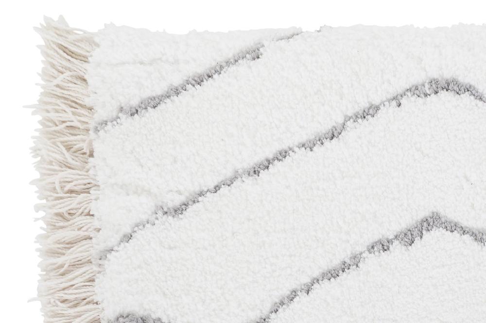 Dekodonia ALFOMBRA ROMBOS BLANCOS PEQUEÑA