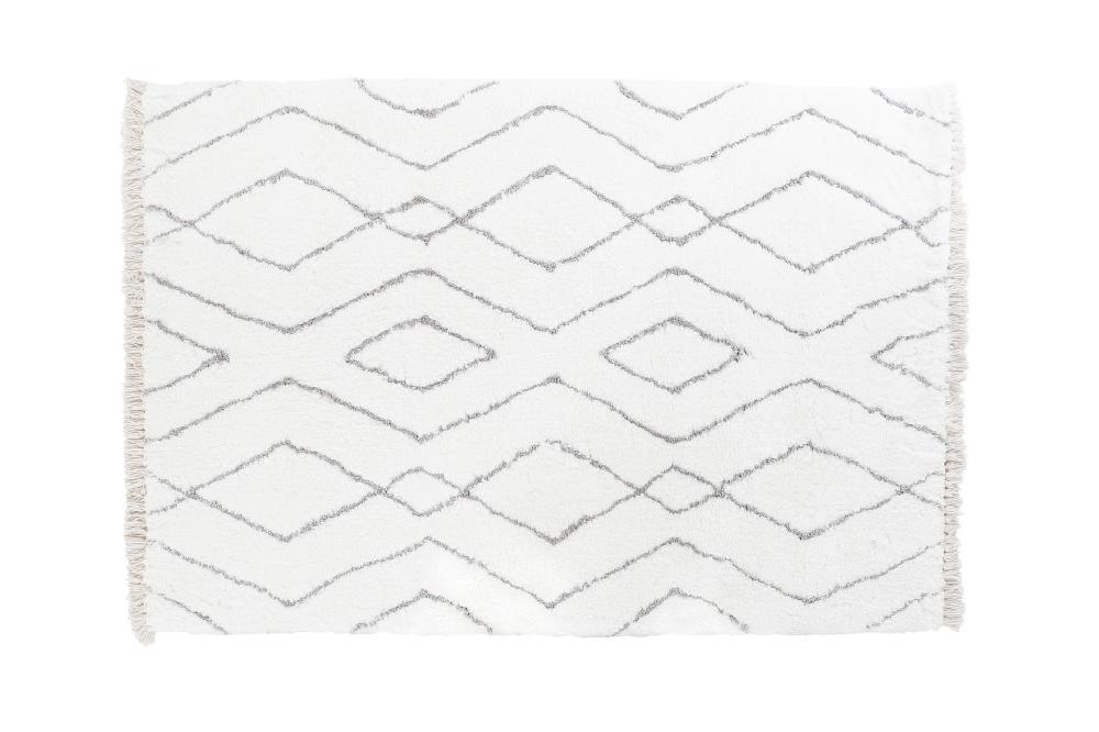 Dekodonia ALFOMBRA ROMBOS BLANCOS PEQUEÑA