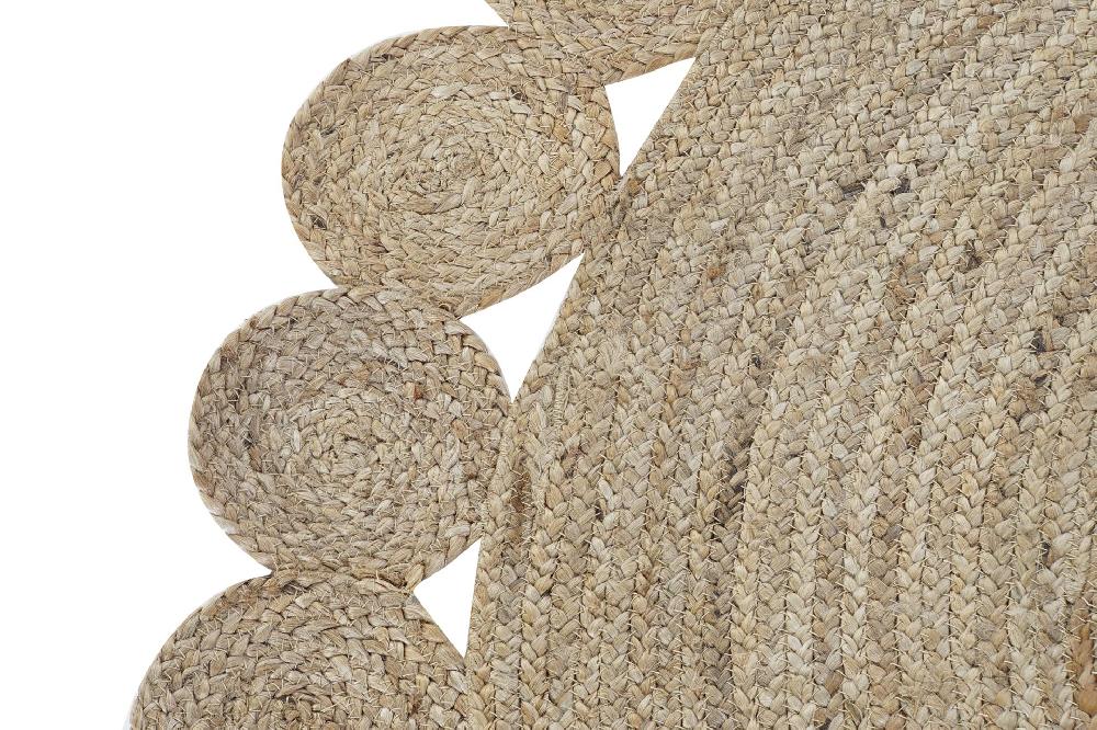 Dekodonia ALFOMBRA YUTE NATURAL REDONDA GRANDE