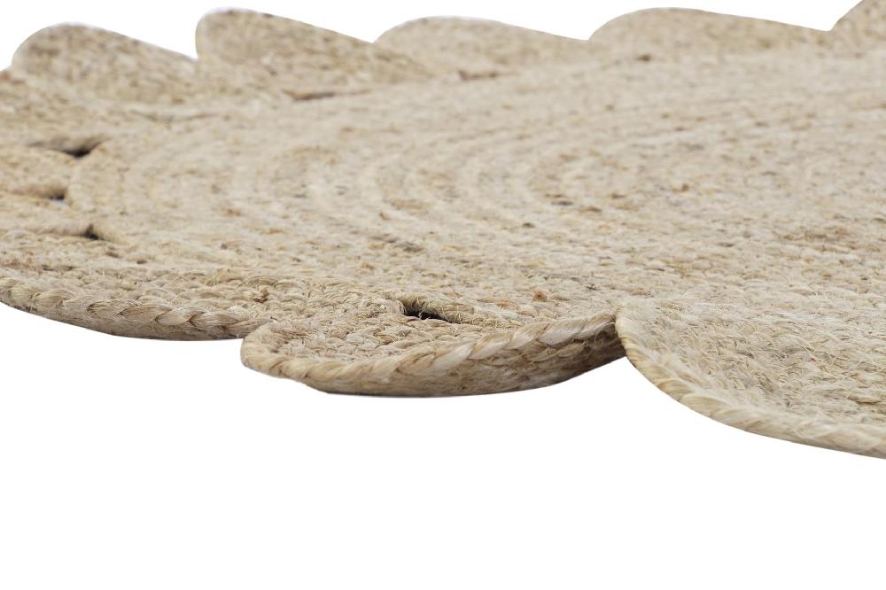 Dekodonia ALFOMBRA YUTE NATURAL REDONDA GRANDE