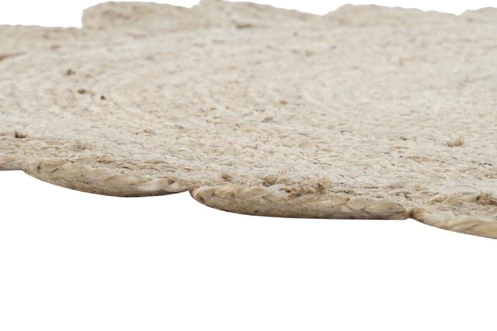 Dekodonia ALFOMBRA YUTE NATURAL REDONDA PEQUEÑA