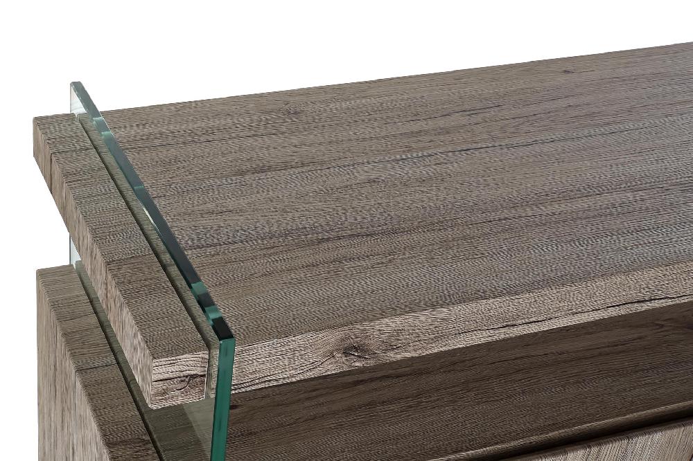 Dekodonia APARADOR CRISTAL Y MADERA