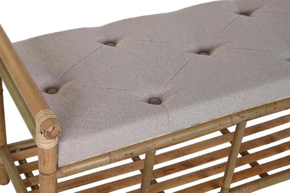 Dekodonia BANQUETA BAMBÚ Y ALGODÓN