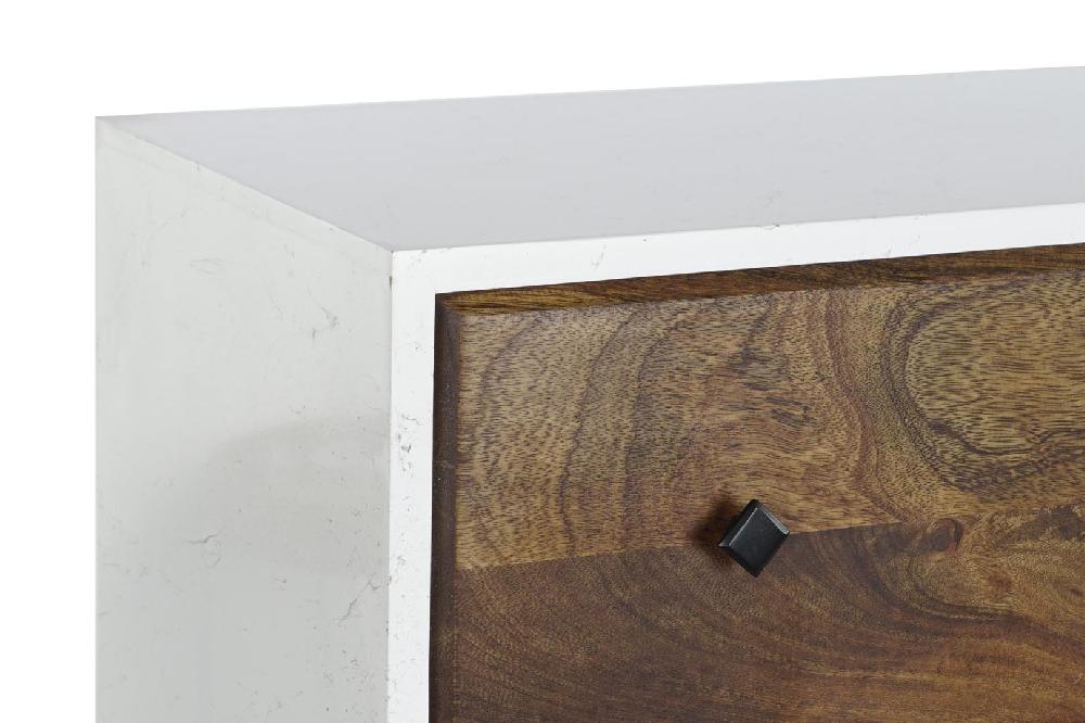 Dekodonia CAJONERA MANGO Y METAL BLANCA