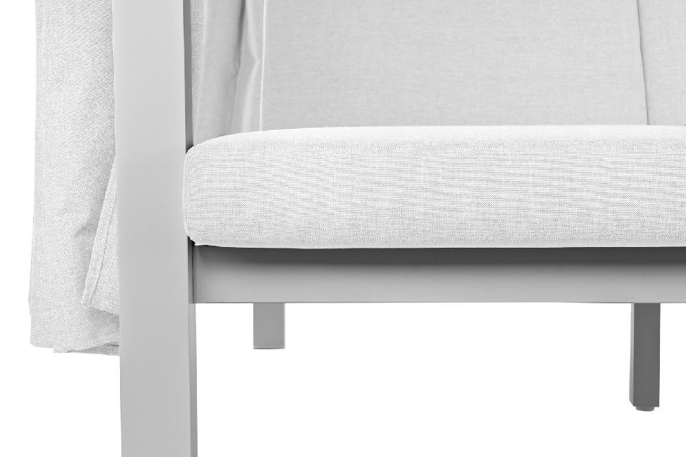 Dekodonia Cama Balinesa Aluminio Out Blanco