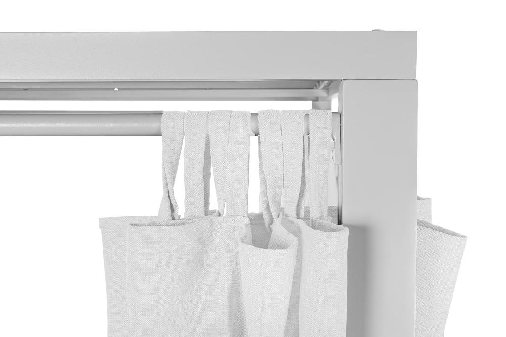 Dekodonia Cama Balinesa Aluminio Out Blanco