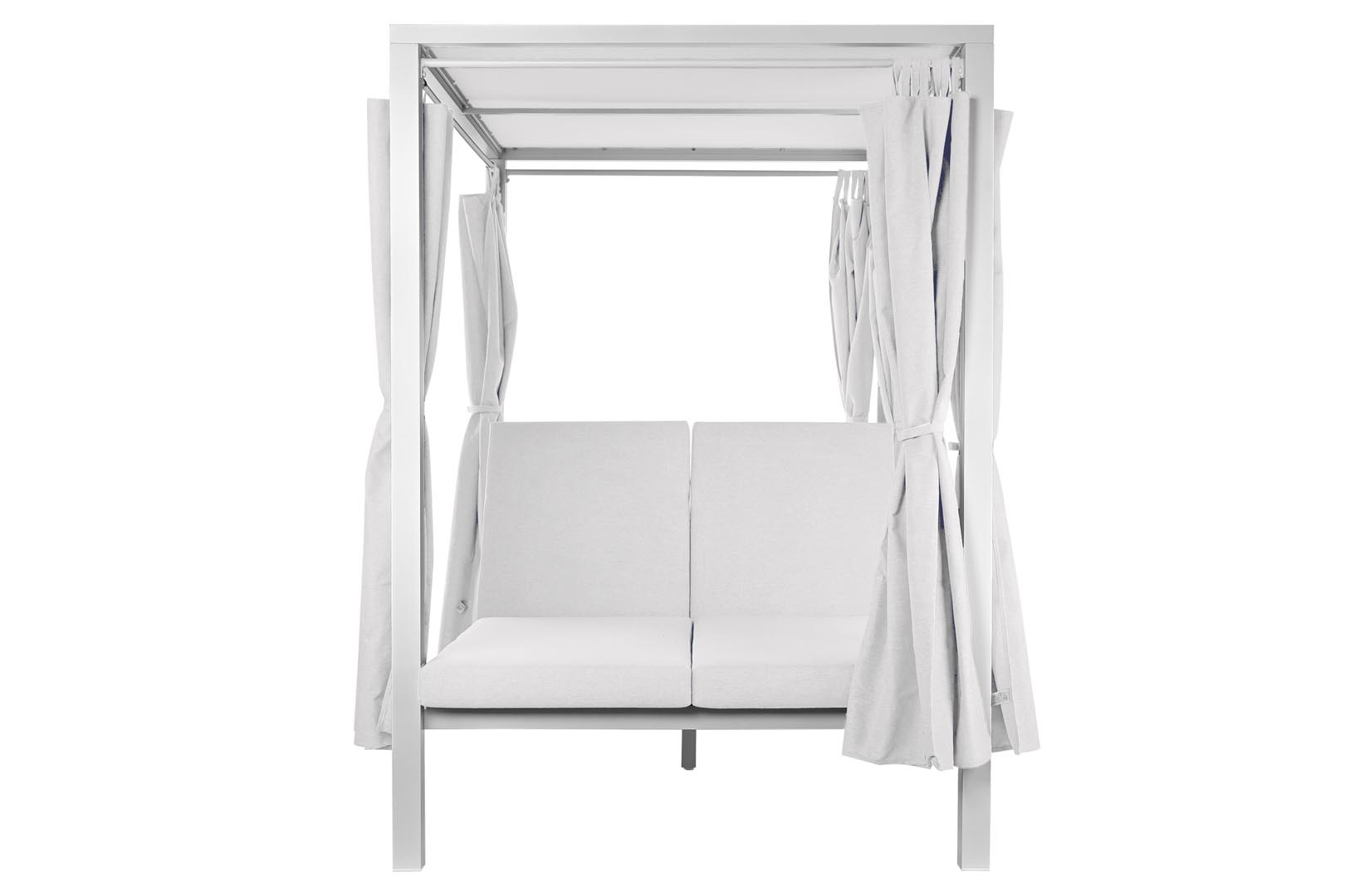 Dekodonia Cama balinesa aluminio out blanco