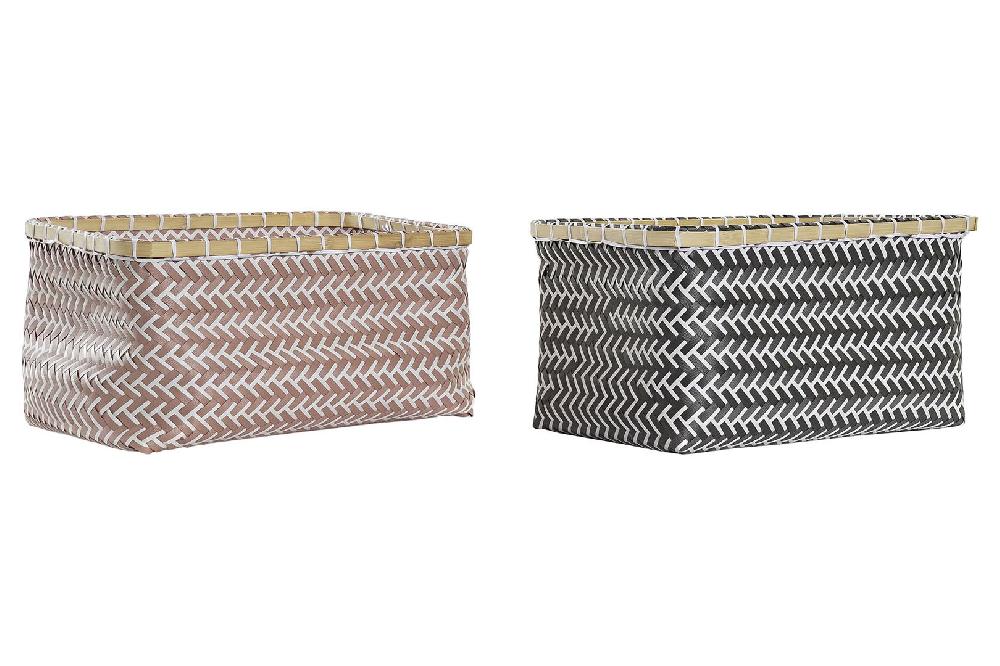 Dekodonia Cesta PP Bambú Gris