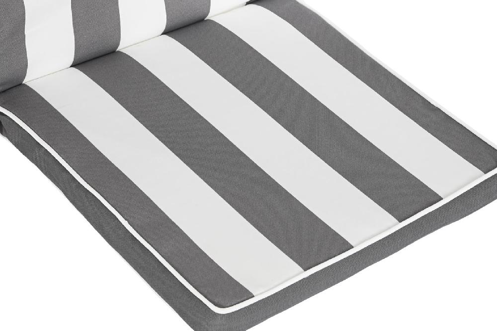 Dekodonia COJÍN SILLA TELA RAYAS GRIS