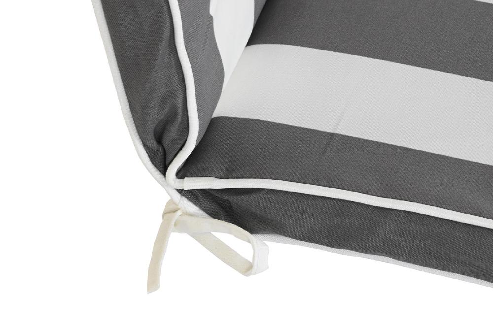 Dekodonia COJÍN SILLA TELA RAYAS GRIS