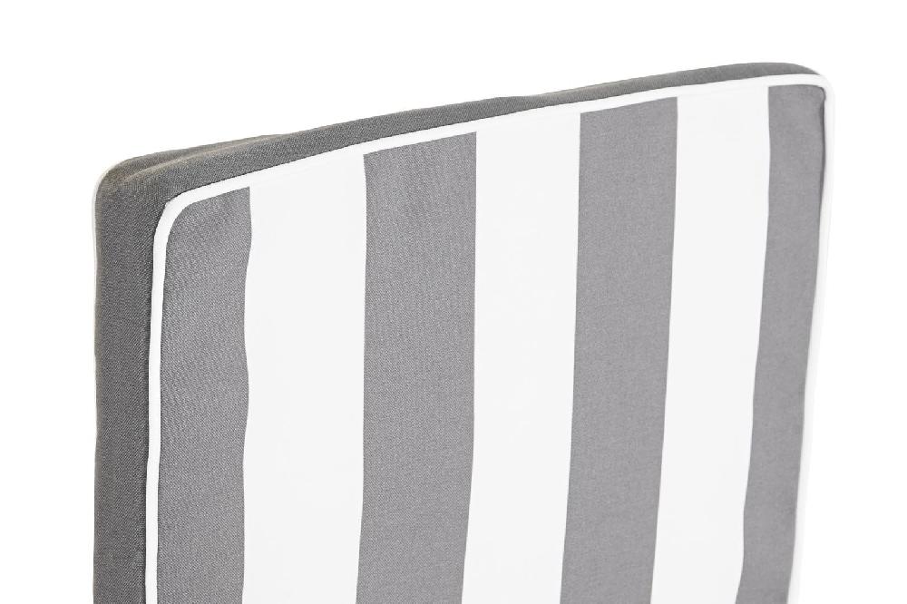 Dekodonia COJÍN SILLA TELA RAYAS GRIS