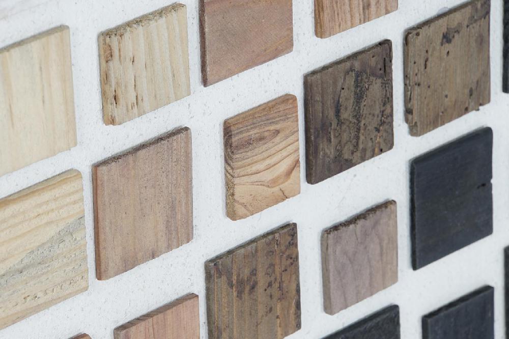 Dekodonia CUADRO MADERA RECICLADA TEXTURA