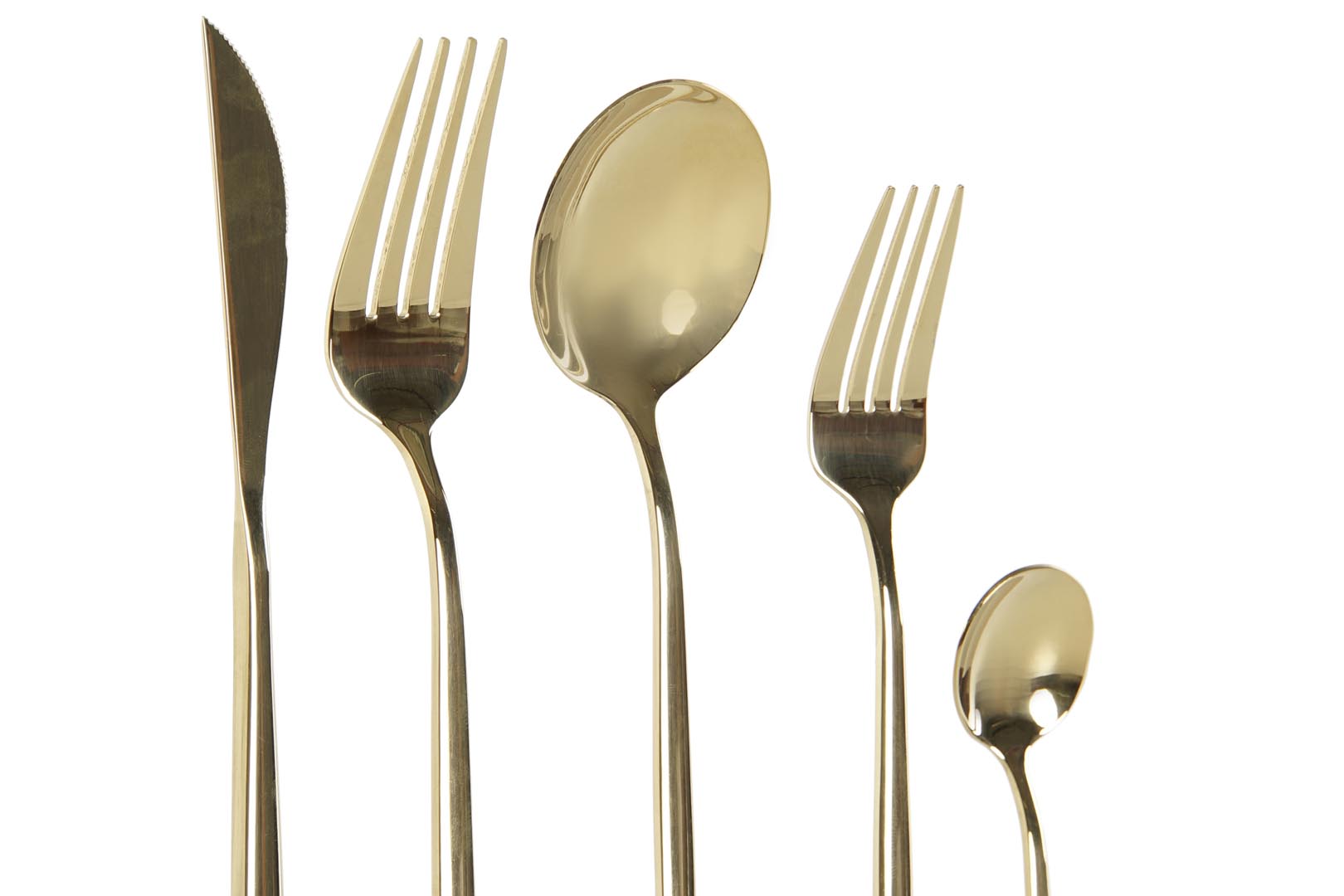 Dekodonia CUBERTERÍA INOX DORADA