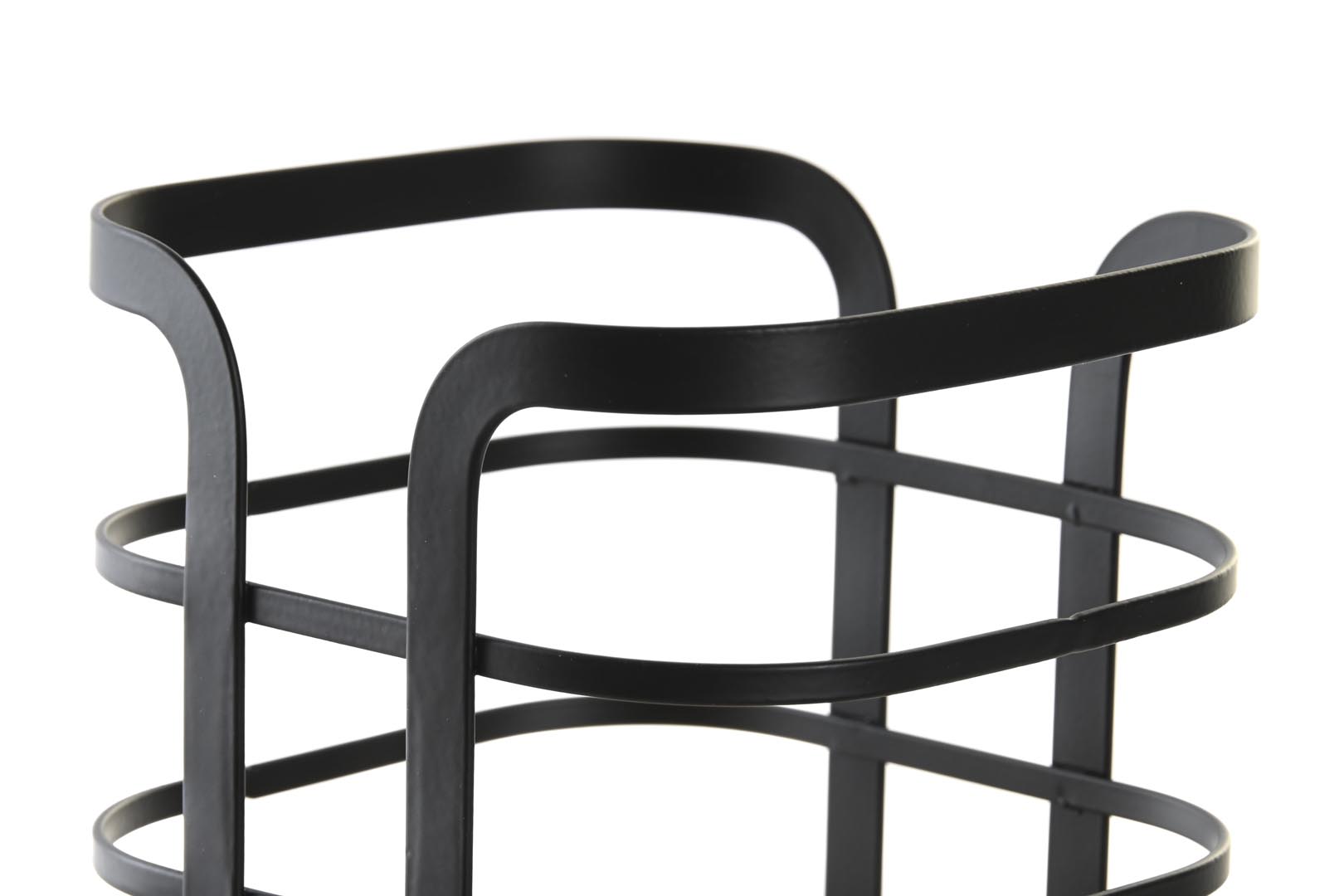 Dekodonia Cubertero Acero Bambu 12x12x14 5 Negro