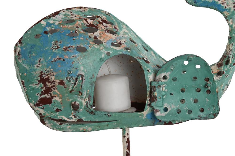 Dekodonia DECORACIÓN BALLENA PINTADA A MANO