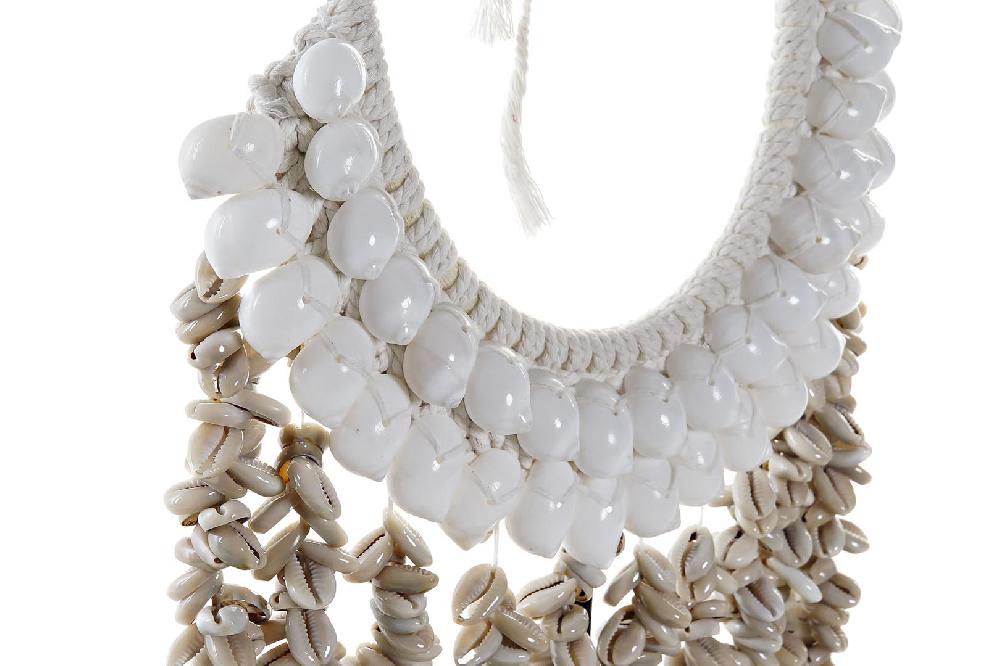 Dekodonia Decoración Conchas Hierro Beige