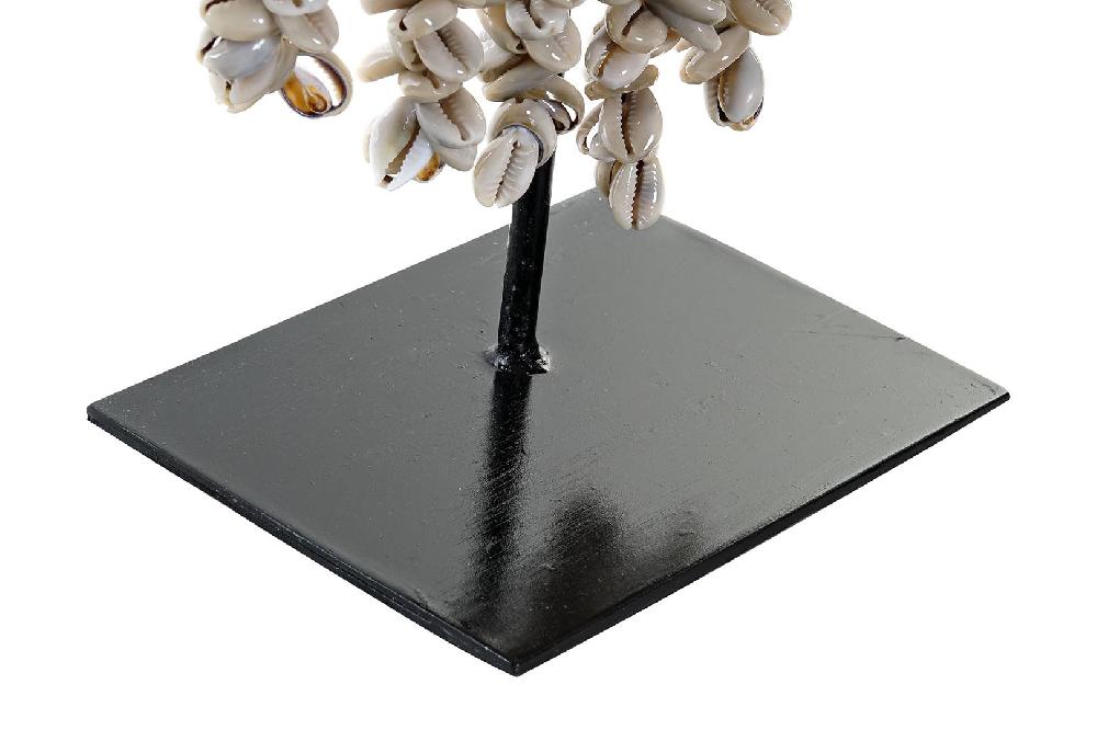 Dekodonia Decoración Conchas Hierro Beige