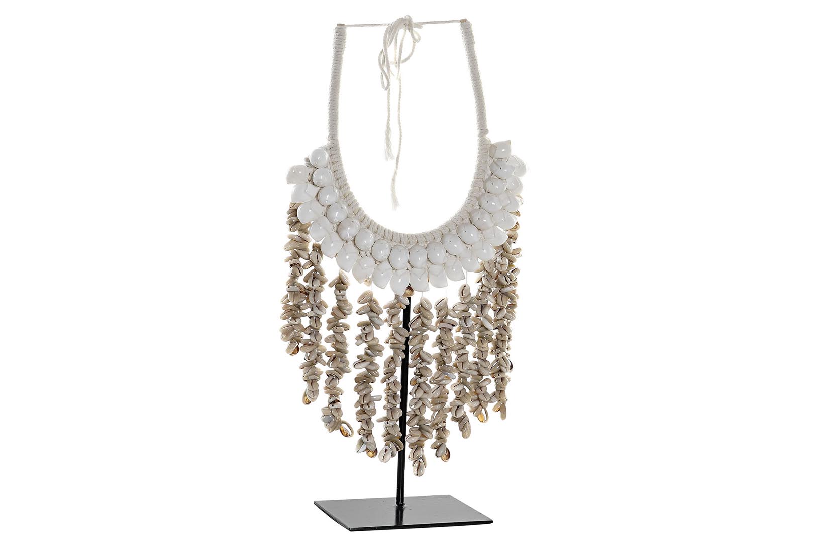 Dekodonia Decoración Conchas Hierro Beige