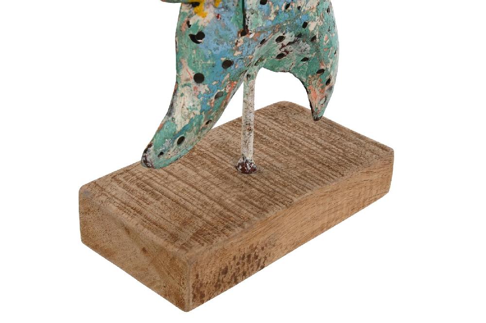 Dekodonia DECORACIÓN ESTRELLA PINTADO A MANO