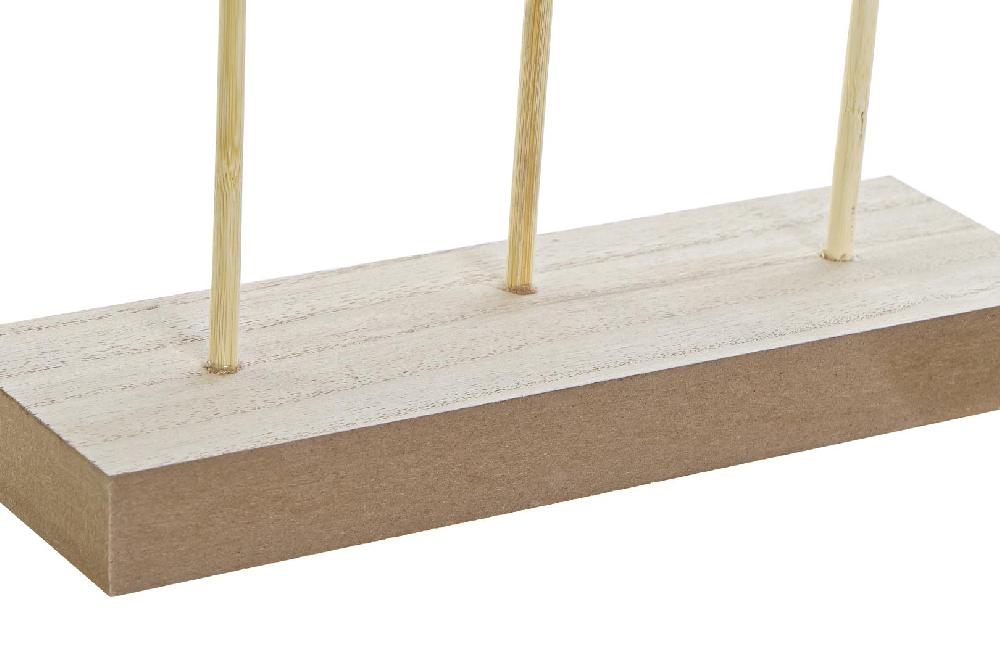 Dekodonia DECORACIÓN MADERA CON ESPEJO