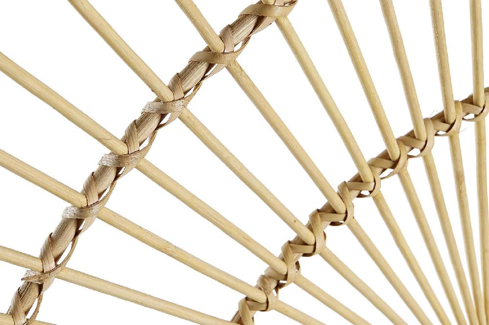 Dekodonia Decoración Pared Bambú Abanico Natural