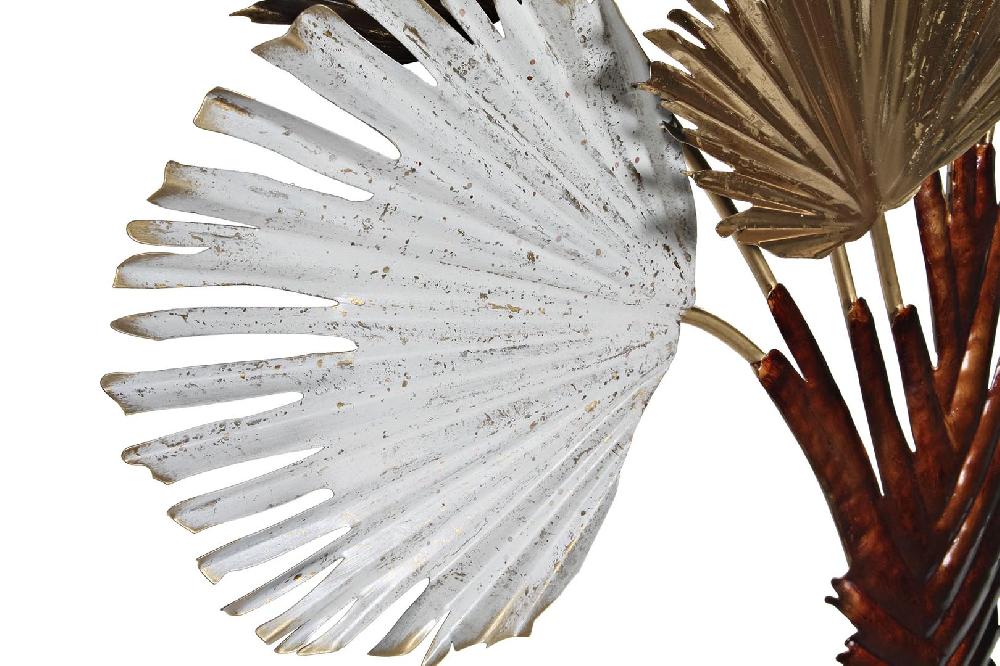 Dekodonia Decoración Pared Metal Ramo Flores