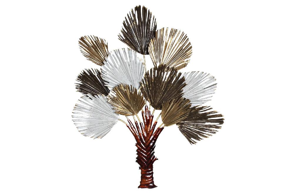 Dekodonia Decoración Pared Metal Ramo Flores