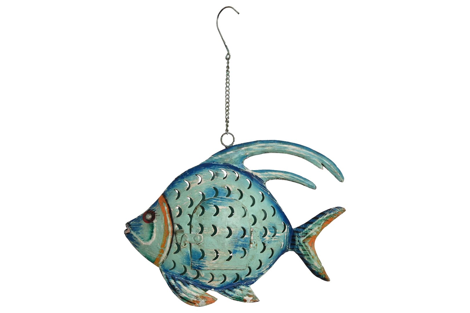 Dekodonia DECORACIÓN PEZ PINTADO A MANO