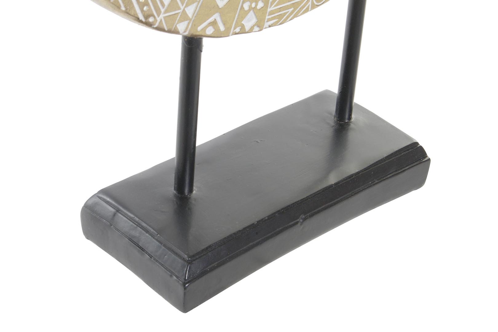 Dekodonia Decoración Resina Metal Abstracto