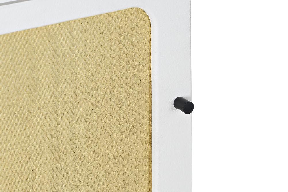 Dekodonia ESCRITORIO ABETO Y RATÁN BLANCO