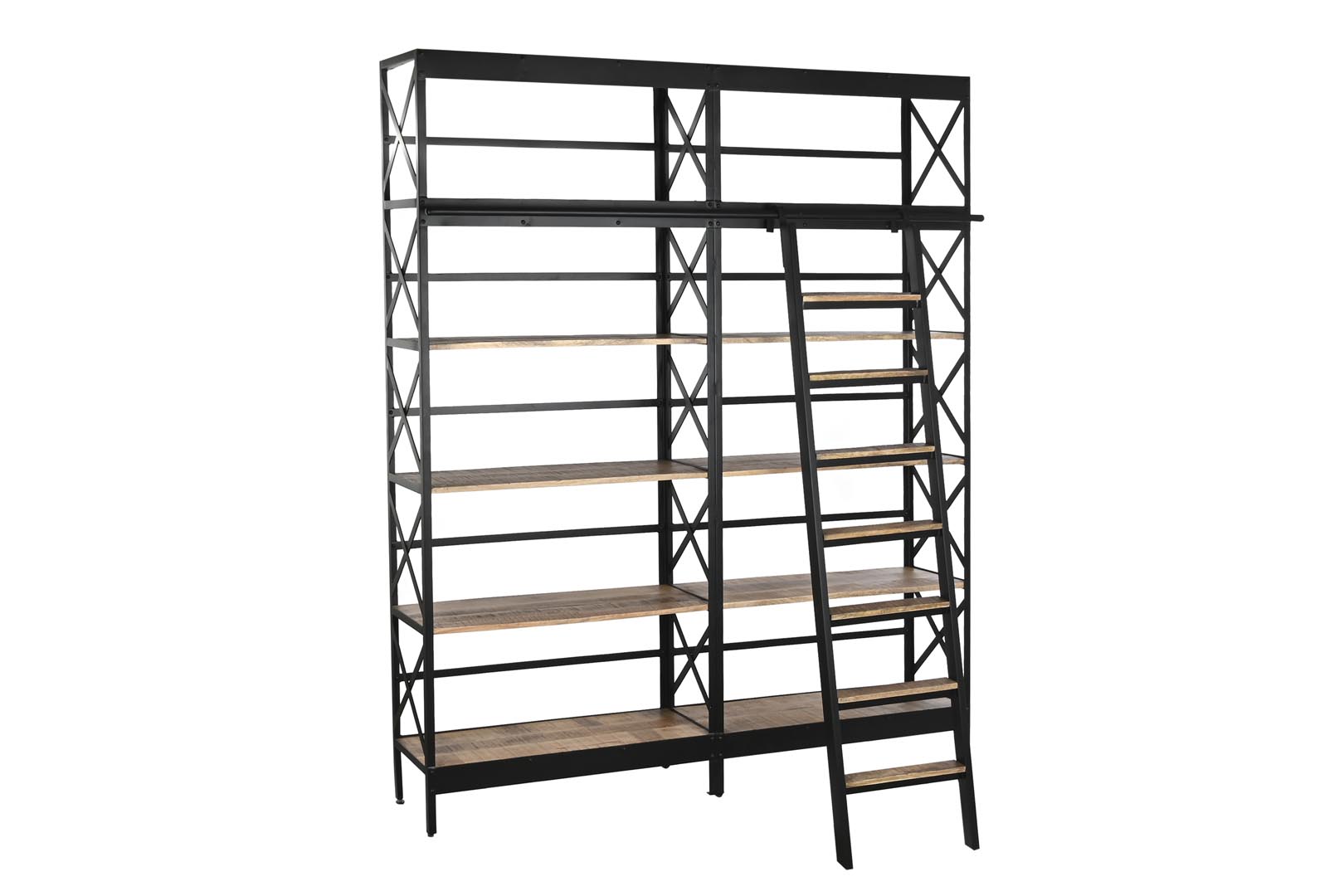 Dekodonia ESTANTERÍA MANGO CON ESCALERA