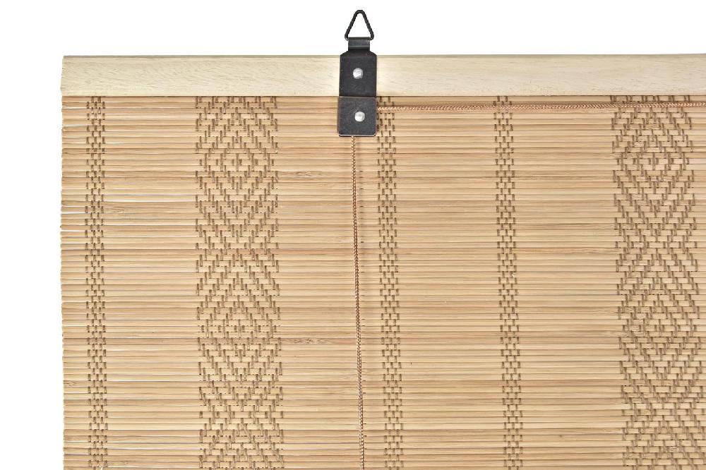 Dekodonia ESTOR BAMBÚ ENROLLABLE MARRÓN CLARO 60CM