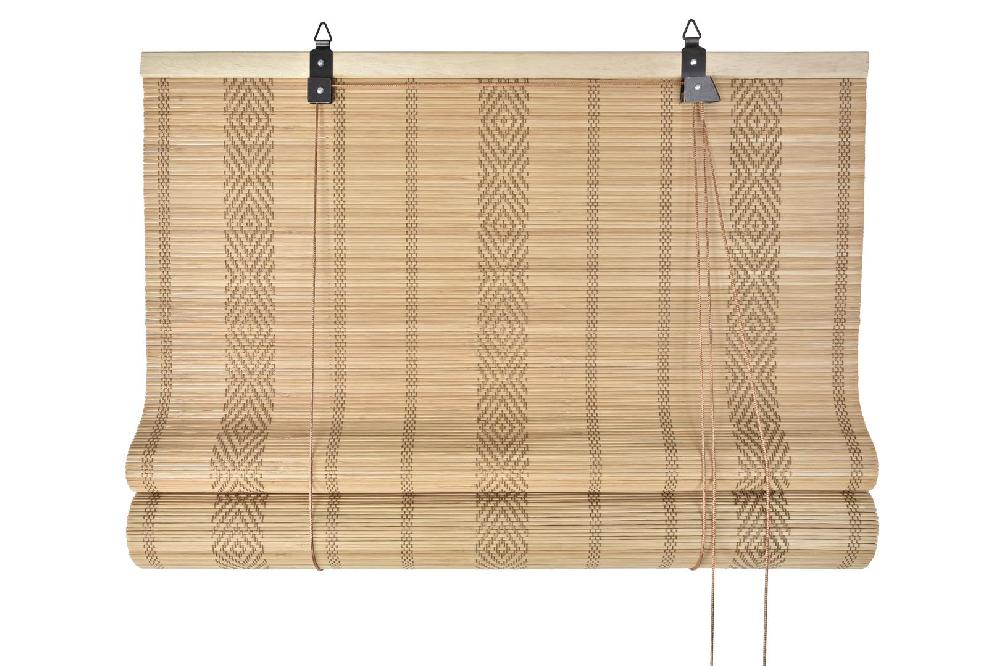 Dekodonia ESTOR BAMBÚ ENROLLABLE MARRÓN CLARO 60CM