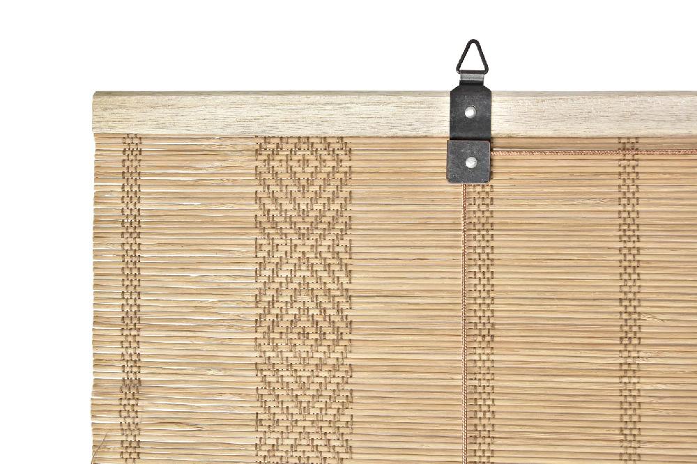 Dekodonia ESTOR BAMBÚ ENROLLABLE MARRÓN CLARO 90CM