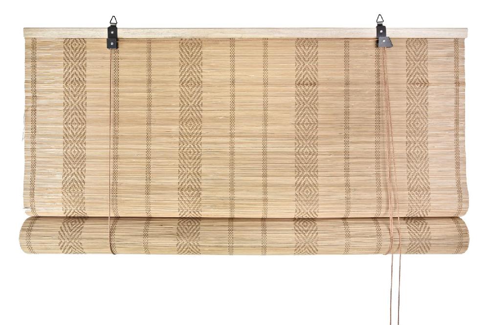 Dekodonia ESTOR BAMBÚ ENROLLABLE MARRÓN CLARO 90CM