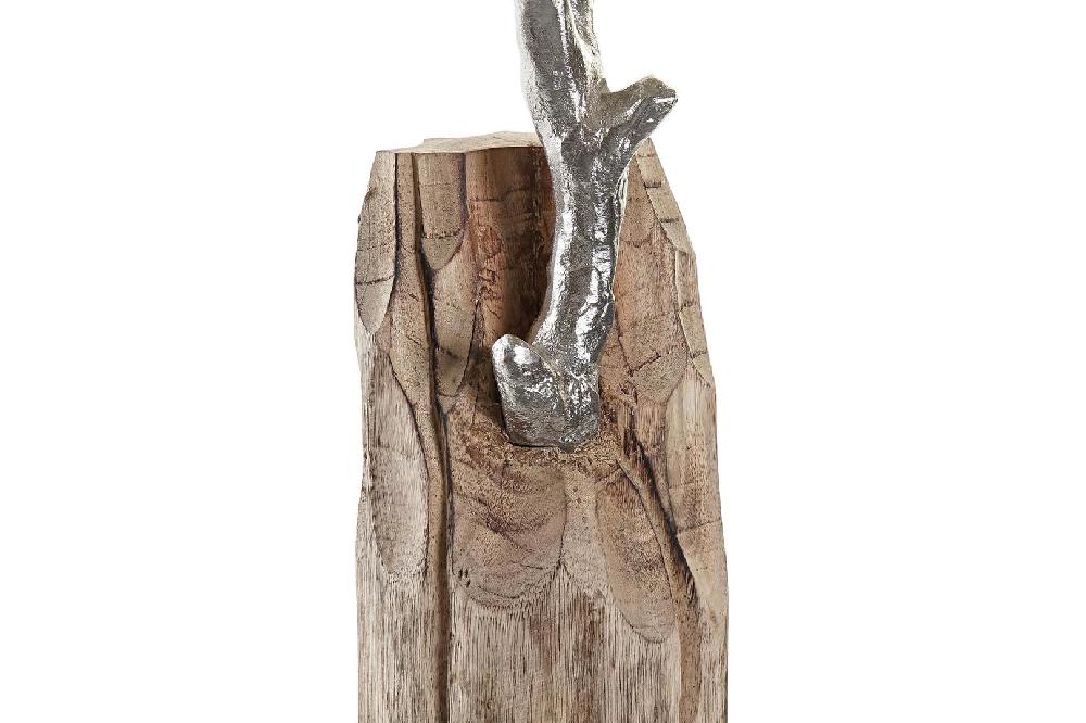 Dekodonia Figura Mango Aluminio Árbol Marrón
