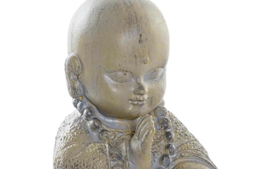 Dekodonia Figura Resina Monje Gris Claro