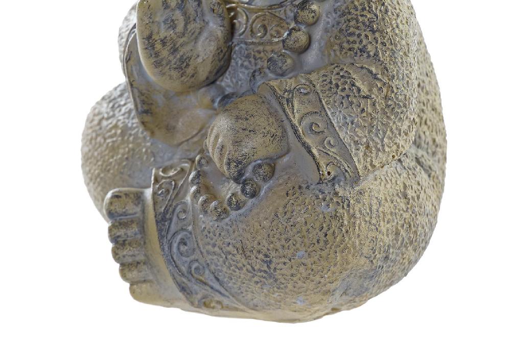 Dekodonia Figura Resina Monje Gris Claro