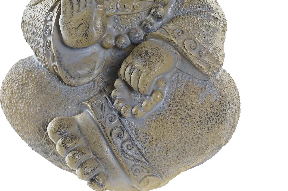 Dekodonia Figura Resina Monje Gris Claro