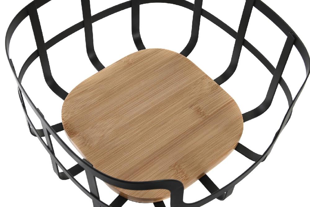 Dekodonia FRUTERO ACERO Y BAMBÚ NEGRO