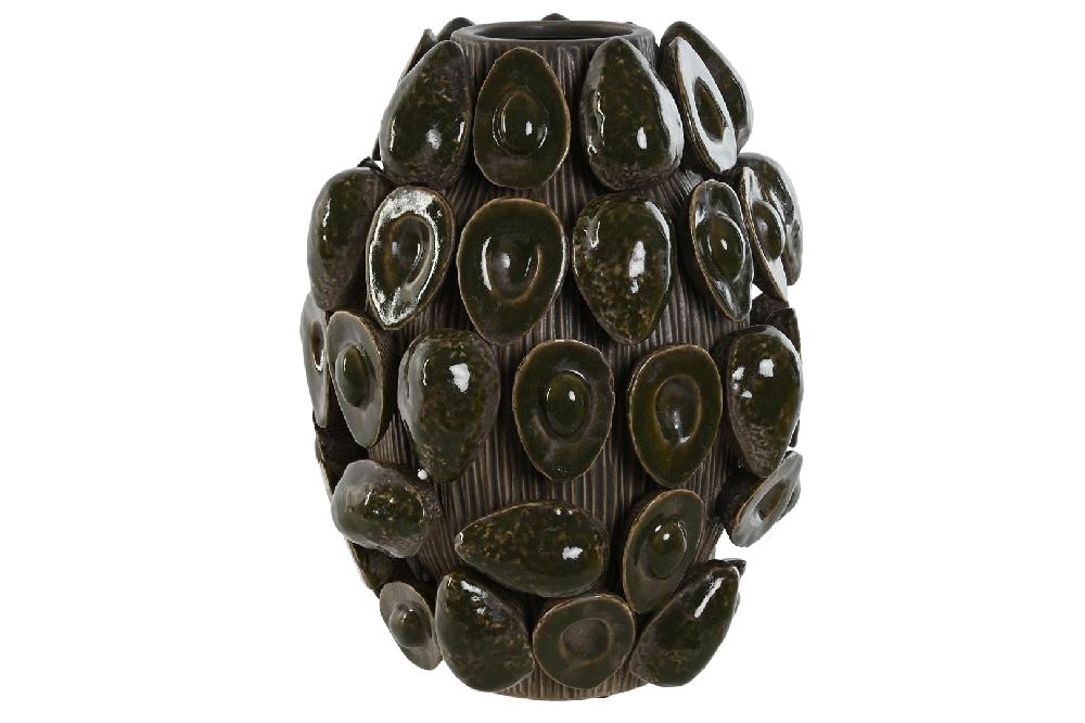 Dekodonia JARRÓN AGUACATES CERÁMICA