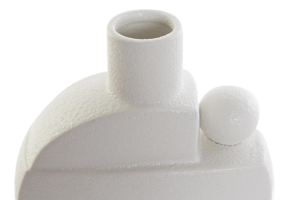 Dekodonia Jarron Ceramica 17x7x19 5 Blanco