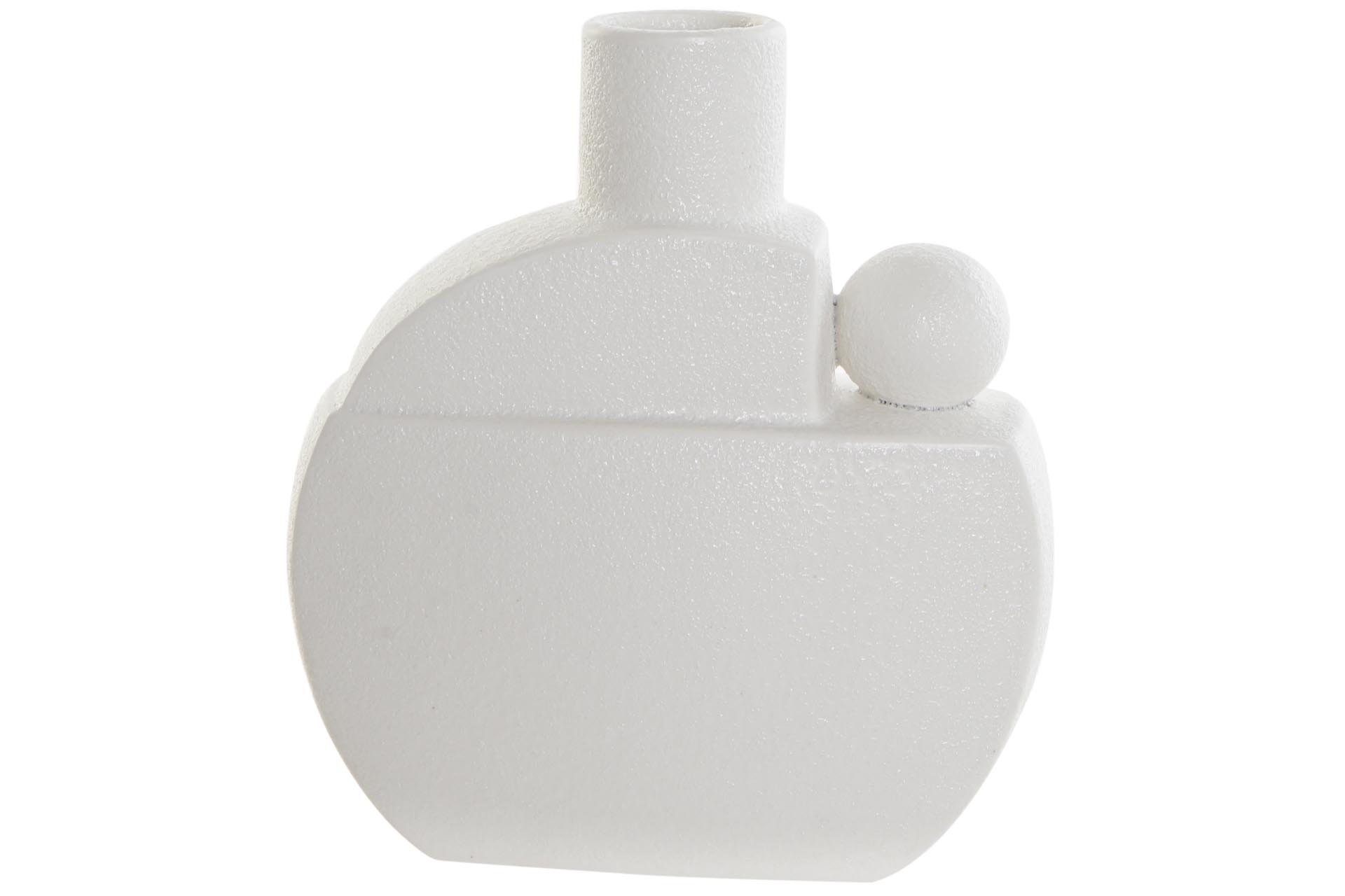 Dekodonia Jarron ceramica 17x7x19 5 blanco