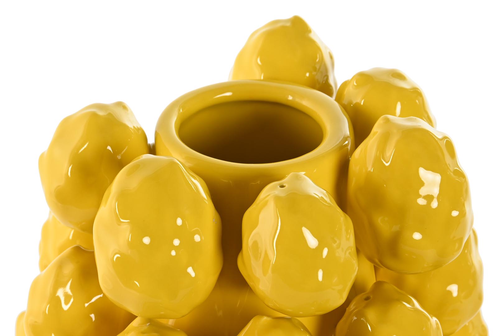 Dekodonia JARRÓN CERÁMICA FRUTA PASIÓN ALTO