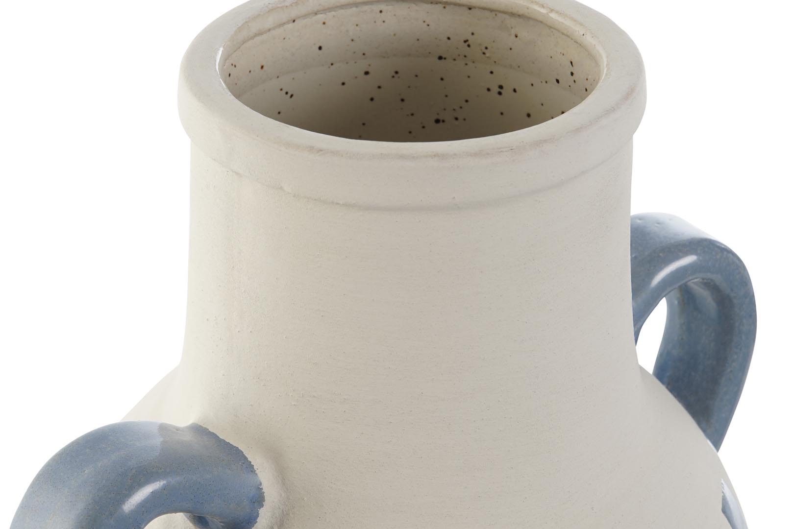 Dekodonia JARRÓN CERÁMICA RUGOSA ALTO