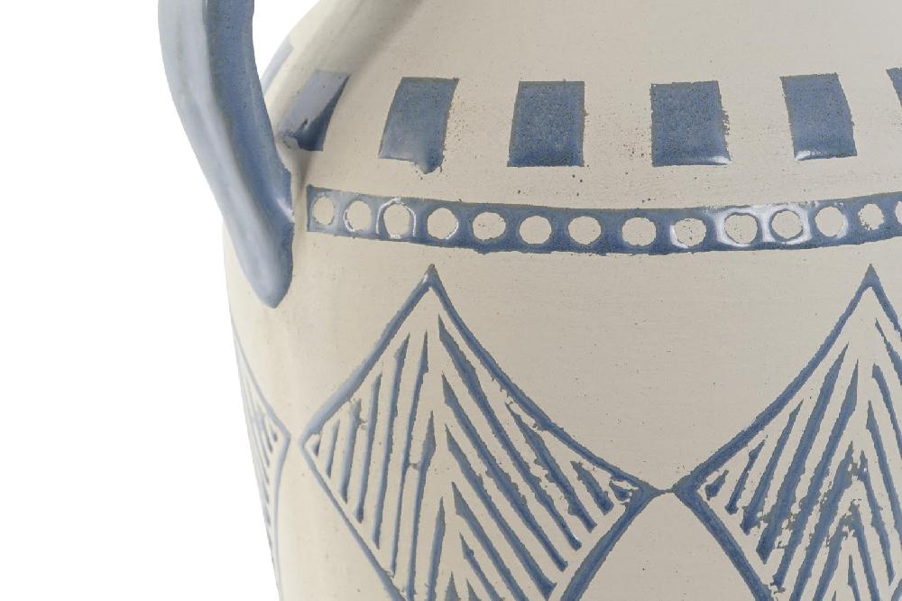 Dekodonia JARRÓN CERÁMICA RUGOSA ALTO